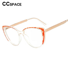 Carica l&#39;immagine nel visualizzatore di Gallery, 53447 TR90 Cat Eye Colorful Glasses Frames Spring Leg Anti Blue Light Women Computer Eyeglasses