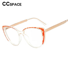 Load image into Gallery viewer, 53447 TR90 Cat Eye Colorful Glasses Frames Spring Leg Anti Blue Light Women Computer Eyeglasses