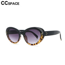 Load image into Gallery viewer, 53532 Retro Cat Eye Sunglasses Rivet Brand Designer Men Women Shades Uv400 Vintage Glasses