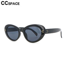 Load image into Gallery viewer, 53532 Retro Cat Eye Sunglasses Rivet Brand Designer Men Women Shades Uv400 Vintage Glasses