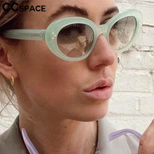 Load image into Gallery viewer, 53532 Retro Cat Eye Sunglasses Rivet Brand Designer Men Women Shades Uv400 Vintage Glasses