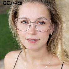 Load image into Gallery viewer, 53544 Metal Anti Blue Light Retro Optical Glasses Frames Men Women Computer Eyeglasses