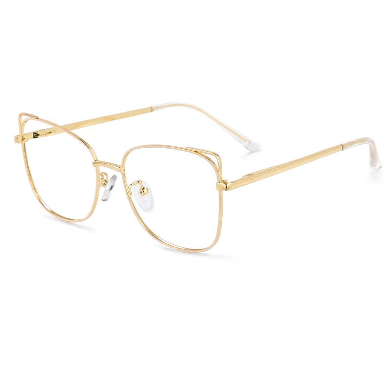 53544 Metal Anti Blue Light Retro Optical Glasses Frames Men Women Computer Eyeglasses