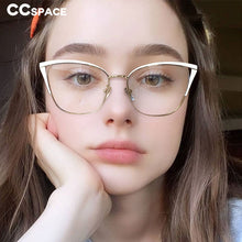 Load image into Gallery viewer, 53545 Retro Women Anti Blue Light Metal Optical Glasses Frames Computer Eyeglasses