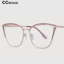 Load image into Gallery viewer, 53545 Retro Women Anti Blue Light Metal Optical Glasses Frames Computer Eyeglasses