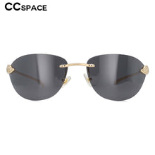Load image into Gallery viewer, 53569 Rimless Sunglasses Leopard Head Men Women Shades Uv400 Vintage Glasses