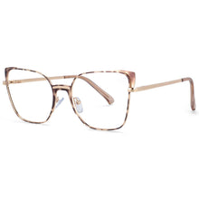 Load image into Gallery viewer, 53587 Cat Eye Rectangle Anti Blue Light Optical Metal Glasses Frames Women Computer Eyeglasses