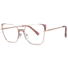 Load image into Gallery viewer, 53587 Cat Eye Rectangle Anti Blue Light Optical Metal Glasses Frames Women Computer Eyeglasses