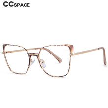 Load image into Gallery viewer, 53587 Cat Eye Rectangle Anti Blue Light Optical Metal Glasses Frames Women Computer Eyeglasses