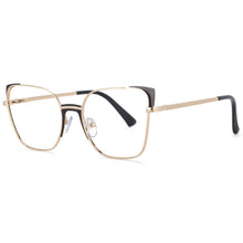 Load image into Gallery viewer, 53587 Cat Eye Rectangle Anti Blue Light Optical Metal Glasses Frames Women Computer Eyeglasses