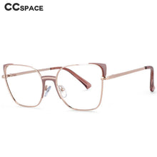 Load image into Gallery viewer, 53587 Cat Eye Rectangle Anti Blue Light Optical Metal Glasses Frames Women Computer Eyeglasses