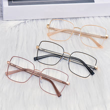 Load image into Gallery viewer, 53588 Square Retro Anti Blue Light Optical Metal Glasses Frames Men Women Computer Eyeglasses