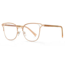 Load image into Gallery viewer, 53589 Anti Blue Light Cat Eye Eyebrow Metal Optical Glasses Frames Men Women Computer Eyeglasses