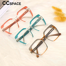 Load image into Gallery viewer, 53590 TR90 Oversized Stripe Anti Blue Light Glasses Frames Men Women Computer Eyeglasses