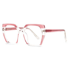 Load image into Gallery viewer, 53590 TR90 Oversized Stripe Anti Blue Light Glasses Frames Men Women Computer Eyeglasses
