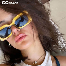 Load image into Gallery viewer, 53592 Retro Square Punk Brand Sunglasses Men Women Shades Uv400 Vintage Glasses