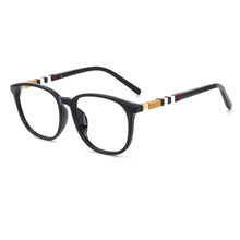 Load image into Gallery viewer, 53611 TR90 Square Stripe Legs Brand Glasses Frames Anti Blue Light Optical Women Computer Eyeglasses
