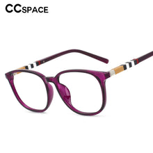 Load image into Gallery viewer, 53611 TR90 Square Stripe Legs Brand Glasses Frames Anti Blue Light Optical Women Computer Eyeglasses