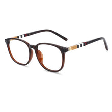 Load image into Gallery viewer, 53611 TR90 Square Stripe Legs Brand Glasses Frames Anti Blue Light Optical Women Computer Eyeglasses