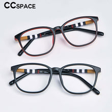 Load image into Gallery viewer, 53611 TR90 Square Stripe Legs Brand Glasses Frames Anti Blue Light Optical Women Computer Eyeglasses