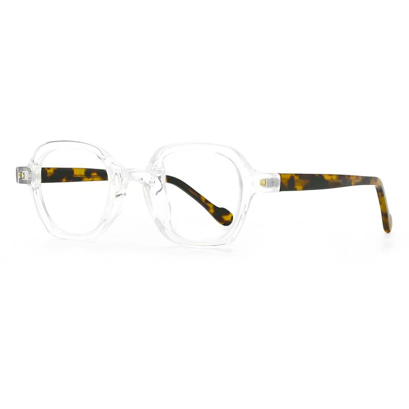 53615 Acetate Optical Glasses Frames Floral Women Retro Computer Eyeglasses