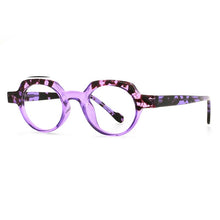 Load image into Gallery viewer, 53616 For Women Floral Acetate Optical Glasses Frames Leopard Computer Eyeglasses