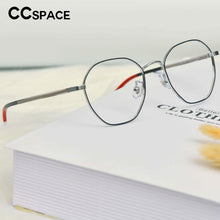Load image into Gallery viewer, 53628 Retro Anti Blue Light Metal Optical Glasses Frames Men Women Computer Eyeglasses