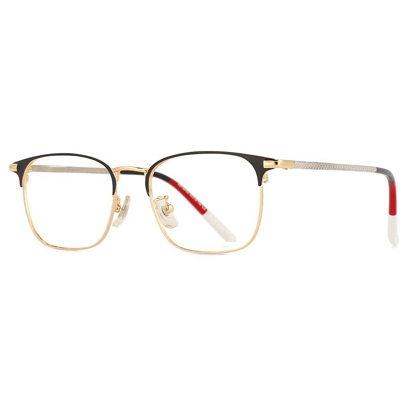 53629 Small Frame Square Anti Blue Light Optical Metal Glasses Frames Men Women Computer Eyeglasses