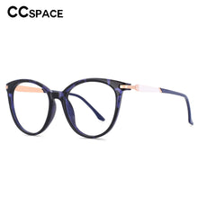 Carica l&#39;immagine nel visualizzatore di Gallery, 53630 Cat Eye Anti luce blu Montature per occhiali da vista Uomo Donna Occhiali da vista per computer 
