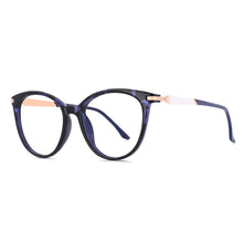 Carica l&#39;immagine nel visualizzatore di Gallery, 53630 Cat Eye Anti luce blu Montature per occhiali da vista Uomo Donna Occhiali da vista per computer 