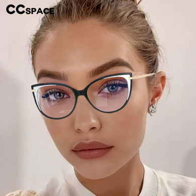 53645 TR90 Cat Eye Anti Blue Light Optical Glasses Frames Men Women Computer Eyeglasses