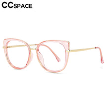 Load image into Gallery viewer, 53646 Round Cat Eye Anti Blue Light Optical Glasses Frames Men Women TR90 Computer Eyeglasses