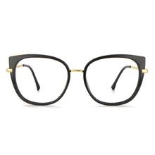 Load image into Gallery viewer, 53646 Round Cat Eye Anti Blue Light Optical Glasses Frames Men Women TR90 Computer Eyeglasses