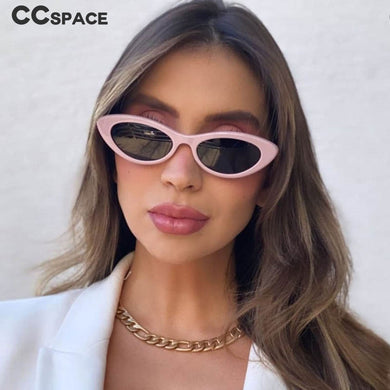 53666 Brand Sunglasses Small Cat Eye Women Shades Uv400 Vintage Glasses