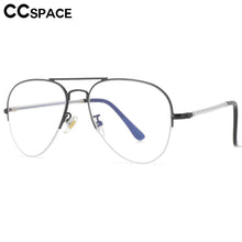 Load image into Gallery viewer, 53667 Pilot Half Frame Optical Glasses Frames Men Women Computer Eyeglasses
