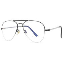 Load image into Gallery viewer, 53667 Pilot Half Frame Optical Glasses Frames Men Women Computer Eyeglasses