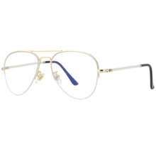 Load image into Gallery viewer, 53667 Pilot Half Frame Optical Glasses Frames Men Women Computer Eyeglasses