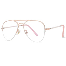 Load image into Gallery viewer, 53667 Pilot Half Frame Optical Glasses Frames Men Women Computer Eyeglasses