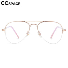 Load image into Gallery viewer, 53667 Pilot Half Frame Optical Glasses Frames Men Women Computer Eyeglasses