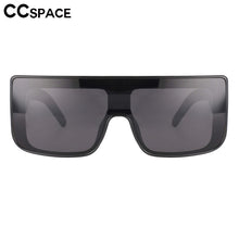 Load image into Gallery viewer, 53672 Oversized One Lens Square Polarized Sunglasses Men Women Rivet Shades Uv400 Vintage Glasses
