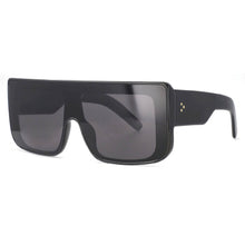 Load image into Gallery viewer, 53672 Oversized One Lens Square Polarized Sunglasses Men Women Rivet Shades Uv400 Vintage Glasses