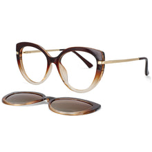 Load image into Gallery viewer, 53673 Polarized Clip-on Sunglasses Anti Blue Glasses Frame Men Women Dual-purpose Shades UV400 Vintage Glasses