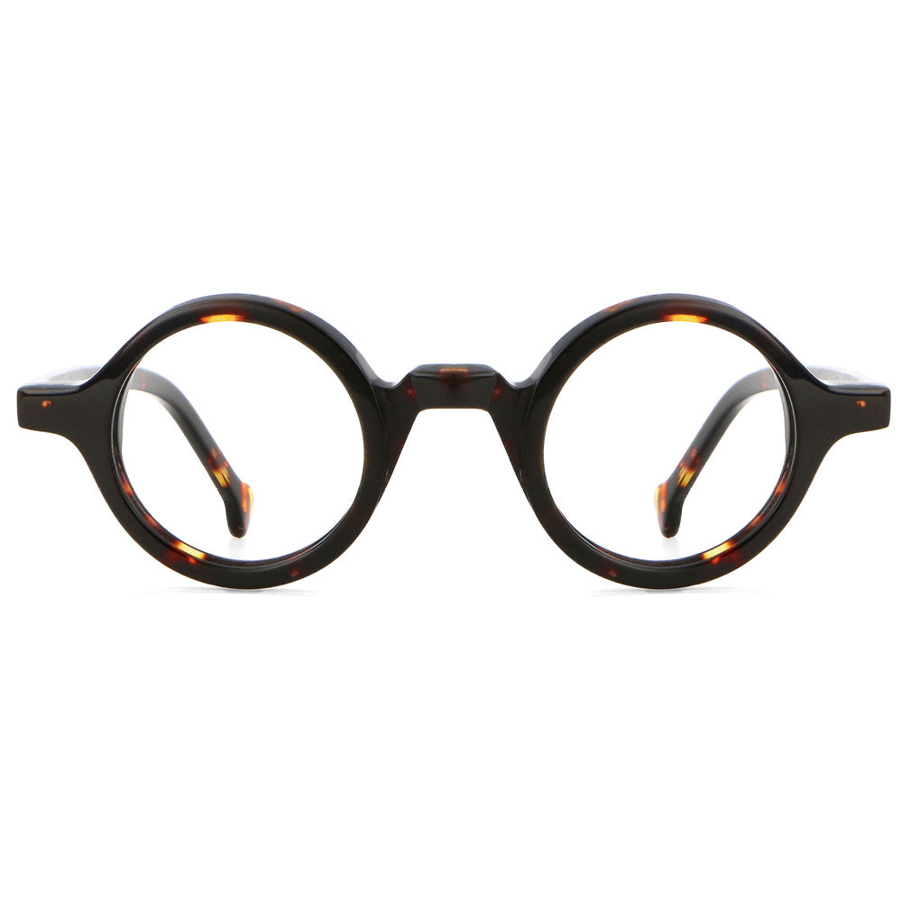 53678 Punk Retro Round Optical Acetate Glasses Frames Men Women Computer Eyeglasses