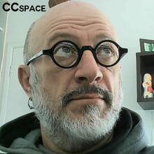 Load image into Gallery viewer, 53678 Punk Retro Round Optical Acetate Glasses Frames Men Women Computer Eyeglasses