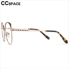 Load image into Gallery viewer, 53680 Round Cat Eye Metal Optical Glasses Frames Prescription Women Computer Eyeglasses