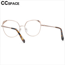 Load image into Gallery viewer, 53680 Round Cat Eye Metal Optical Glasses Frames Prescription Women Computer Eyeglasses