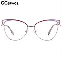 Load image into Gallery viewer, 53685 Retro Cat Eye Metal Optical Prescription Glasses Frames  Women Computer Eyeglasses