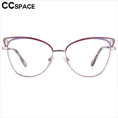 53685 Retro Cat Eye Metal Optical Prescription Glasses Frames  Women Computer Eyeglasses