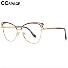Load image into Gallery viewer, 53685 Retro Cat Eye Metal Optical Prescription Glasses Frames  Women Computer Eyeglasses