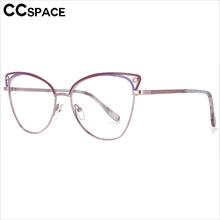 Load image into Gallery viewer, 53685 Retro Cat Eye Metal Optical Prescription Glasses Frames  Women Computer Eyeglasses